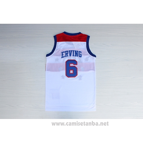 Camiseta All Star 1980 Julius Erving #6 Blanco